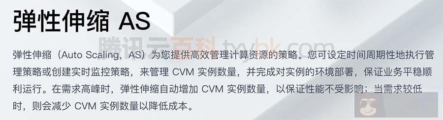 云服务器 CVM 支持弹性伸缩