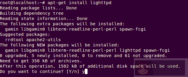 在 Linux 中安装 Lighttpd Web 服务器 在 Linux 中安装 Lighttpd Web 服务器