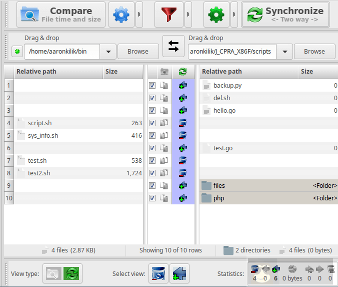 用 FreeFileSync 在 Ubuntu 中对比及同步文件 用 FreeFileSync 在 Ubuntu 中对比及同步文件