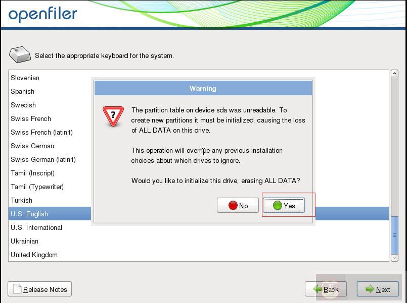 虚拟机里面安装 Openfiler 2.99 虚拟机里面安装 Openfiler 2.99