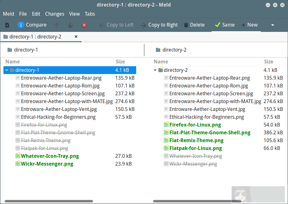 怎么使用 Diff 和 Meld 工具发现两个目录间的不同之处