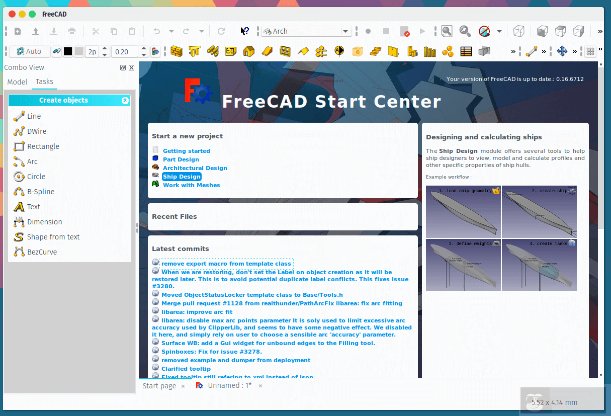 Linux 下的 3D 设计软件 -FreeCAD Linux 下的 3D 设计软件 -FreeCAD
