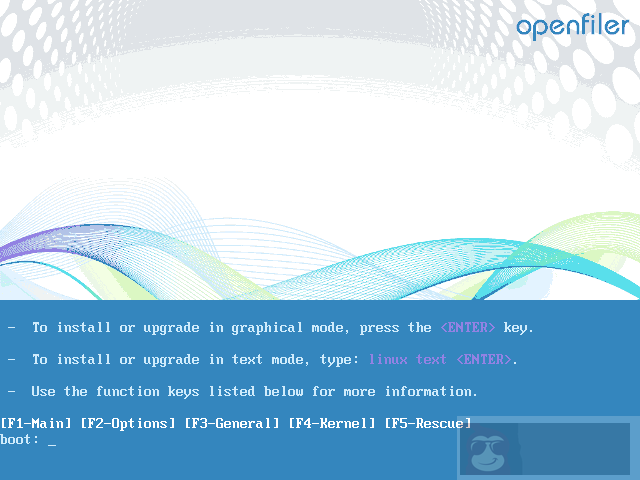 虚拟机里面安装 Openfiler 2.99 虚拟机里面安装 Openfiler 2.99