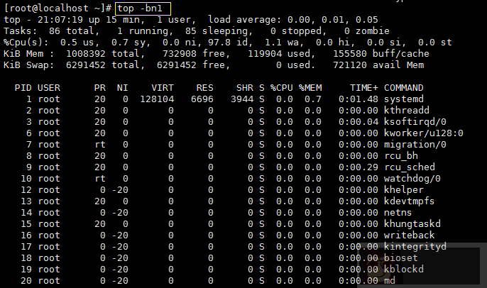 使用 w 查看系统负载详解 使用 w 查看系统负载详解