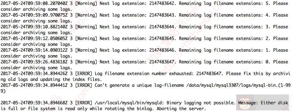 MySQL binlog 后面的编号如何取值？