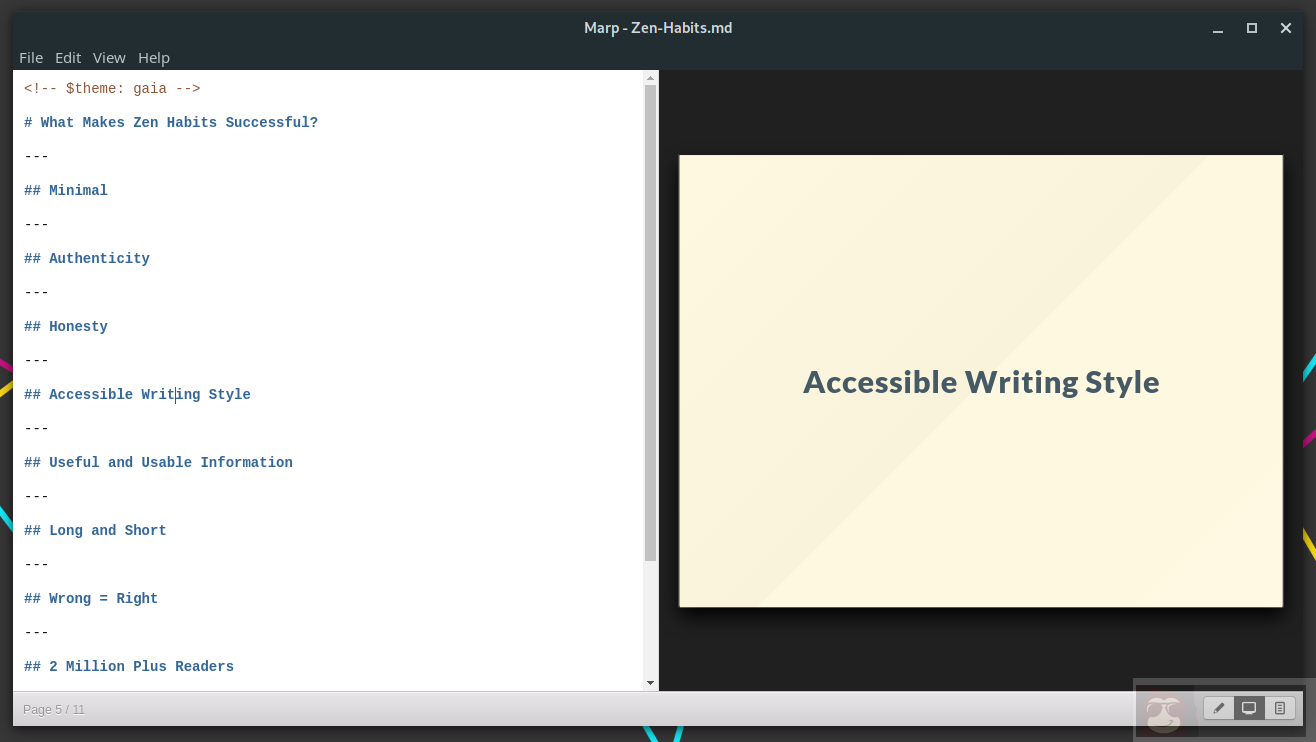 基于 Markdown 的幻灯片生成器 基于 Markdown 的幻灯片生成器