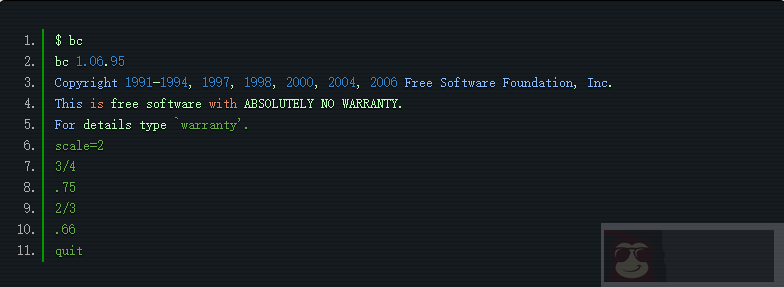 Linux 命令行下的数学运算 Linux 命令行下的数学运算