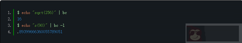 Linux 命令行下的数学运算 Linux 命令行下的数学运算