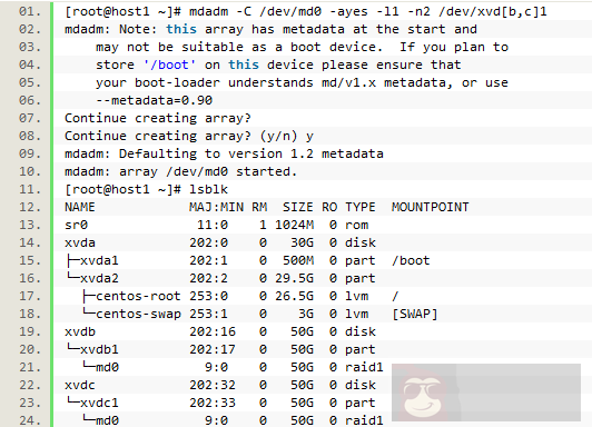 Linux 系统中软 raid 实现方案 Linux 系统中软 raid 实现方案