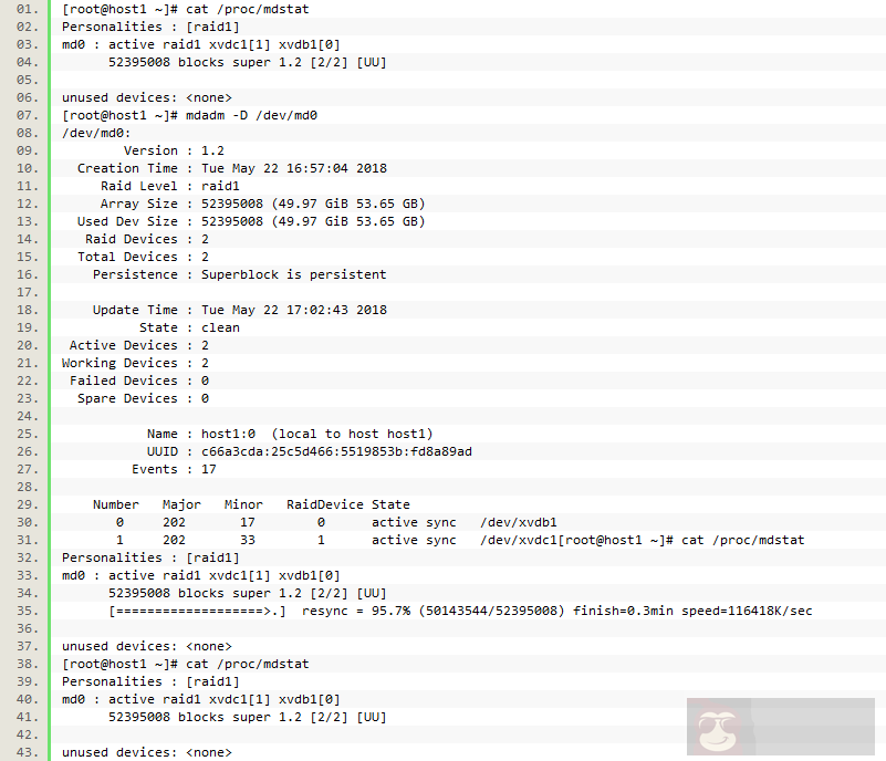 Linux 系统中软 raid 实现方案 Linux 系统中软 raid 实现方案